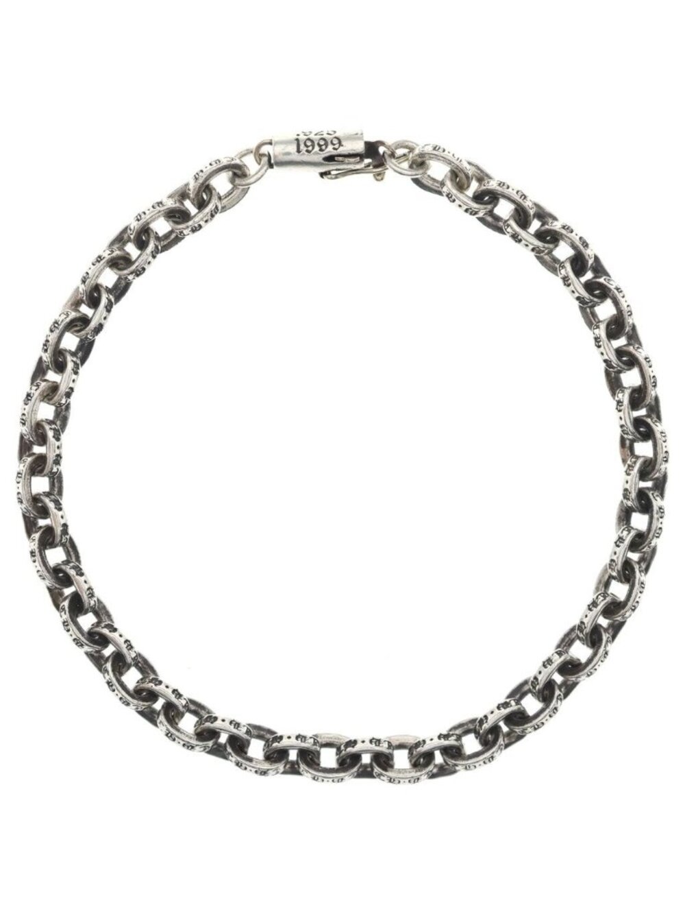 Chrome Hearts Paper Chain Bracelet Silver